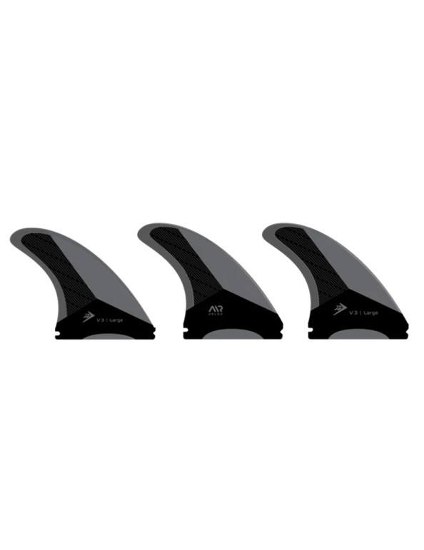 Endorfins Velox Futures Tri Fins Large - Charcoal