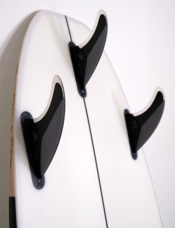 Endorfins Velox Futures Tri Fins Large - Charcoal