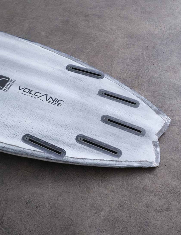 Firewire Volcanic Mashup surfboard 5ft 10 Futures - Grey