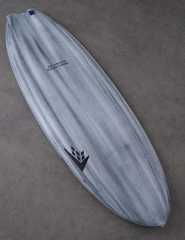 Firewire Volcanic Sweet Potato surfboard 5ft 4 Futures - Grey