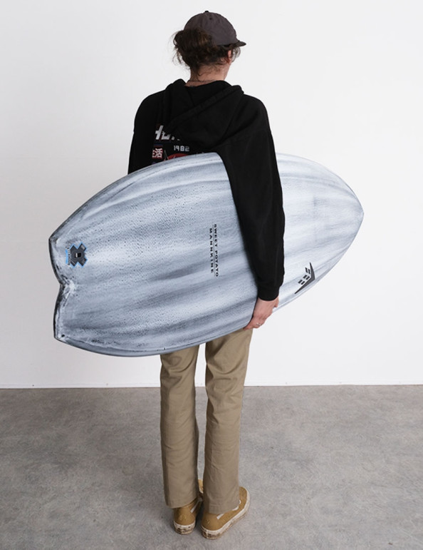 Firewire Volcanic Sweet Potato surfboard 5ft 6 Futures - Grey