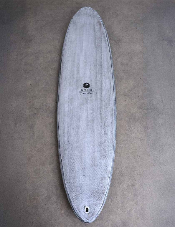 Firewire Volcanic TJ Pro Mid surfboard 7ft 8 Futures - White