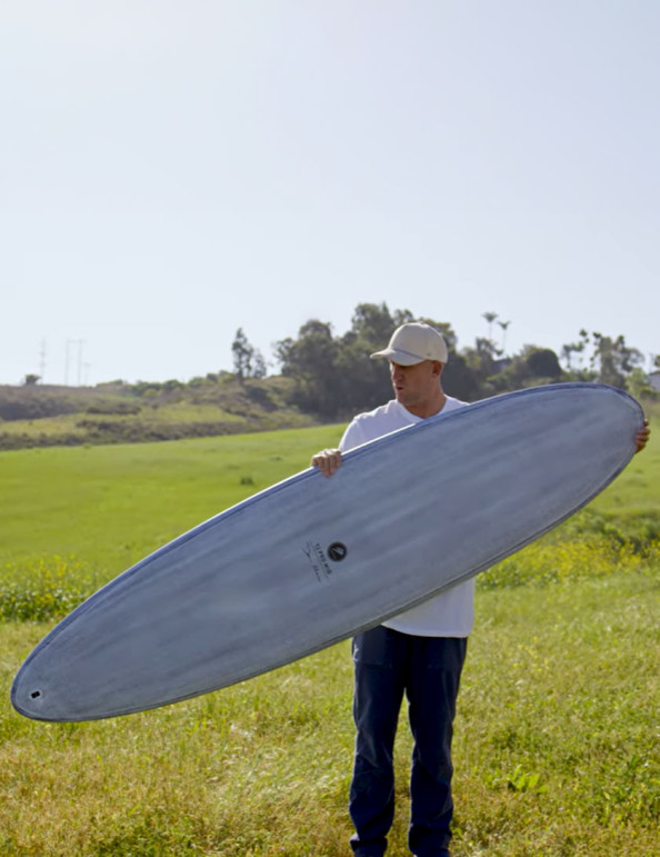 Firewire Volcanic TJ Pro Mid surfboard 7ft 2 Futures - White