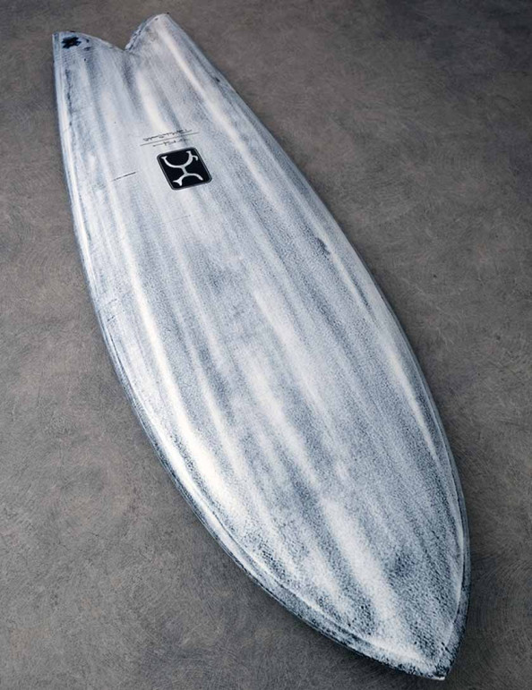 Firewire Volcanic Too Fish Surfboard 5ft 9 Futures - Grey