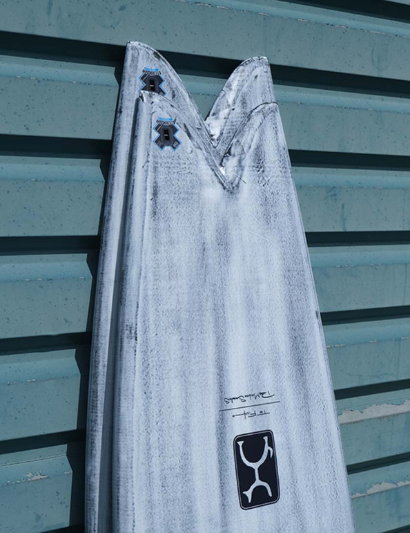 FIRE WIREToo FisH 5’11” Firewire Volcanic Too Fish Surfboard 5ft 9 Futures - Grey
