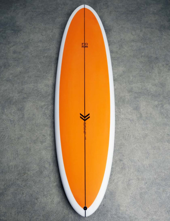 Form Flow Stik surfboard 7ft 2 FCS II - Burnt Orange