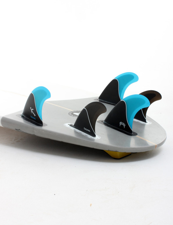 Futures Lost Honeycomb Five Fin Set Large - Black/Blue