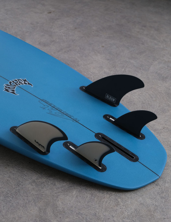 Futures Album Mod Fibreglass Quad fins - Blue/Grey