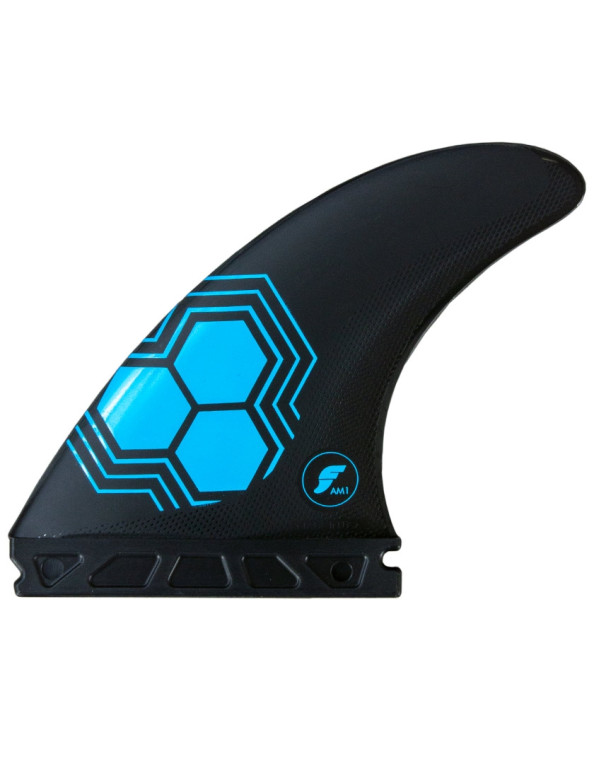 Futures AM1 Alpha Tri Fins Medium - Carbon/Blue