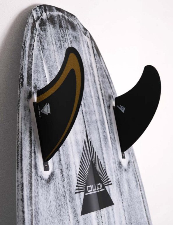 Firewire Tomo Max Keel Futures Twin Fins Medium - Black