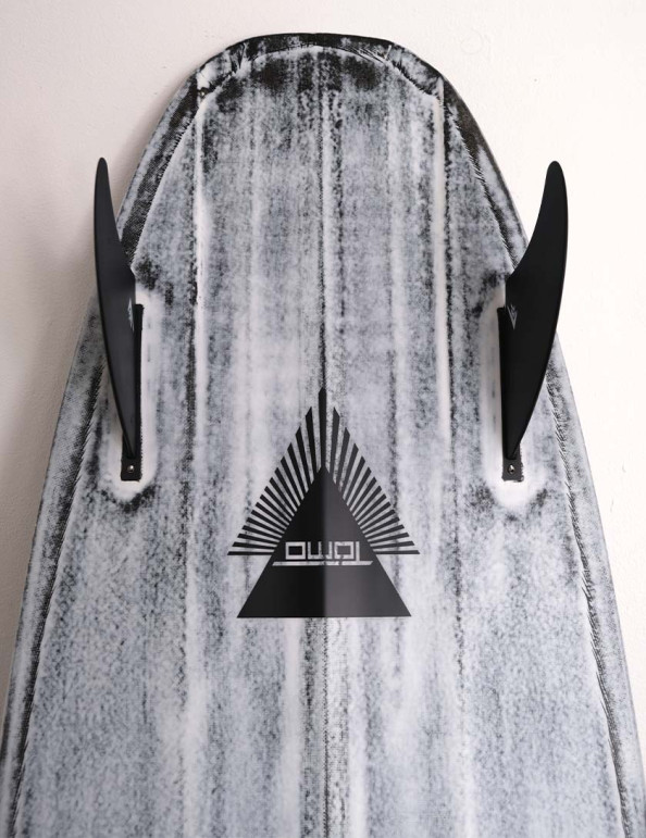 Firewire Tomo Max Keel Futures Twin Fins Medium - Black