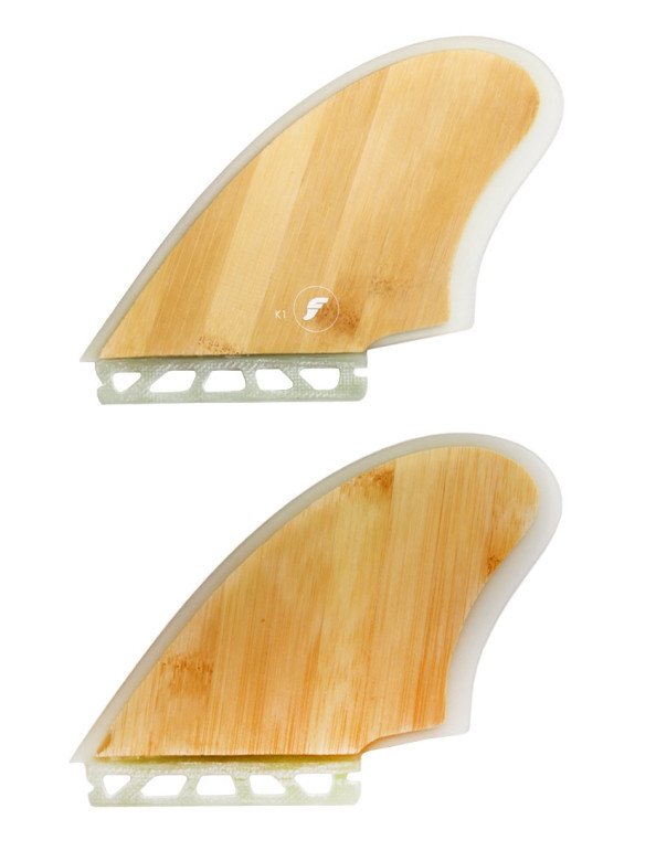 Futures K1 Keel Bamboo Twin Fins Large - Natural