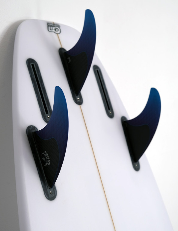 DORSAL Surfboard Fins Thruster 3 Set FCS Compatible Guadeloupe