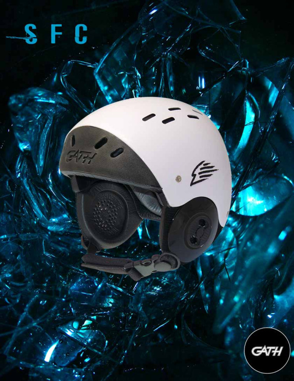 Gath Surf Convertible (SFC) Helmet - White Gloss