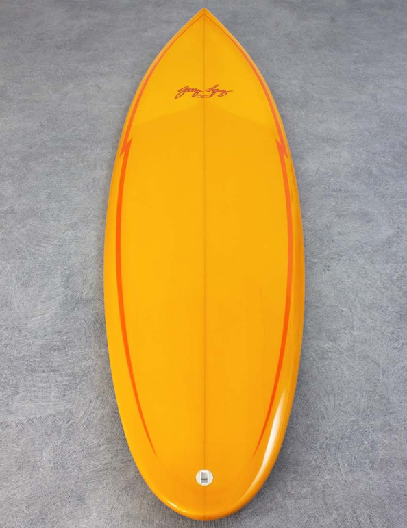 Gerry Lopez Pocket Rocket surfboard 6ft 4 FCS II - Yellow/Orange