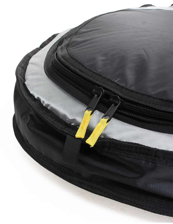 Global System 10 Hybrid 10mm surfboard travel bag 5ft 8 - Black