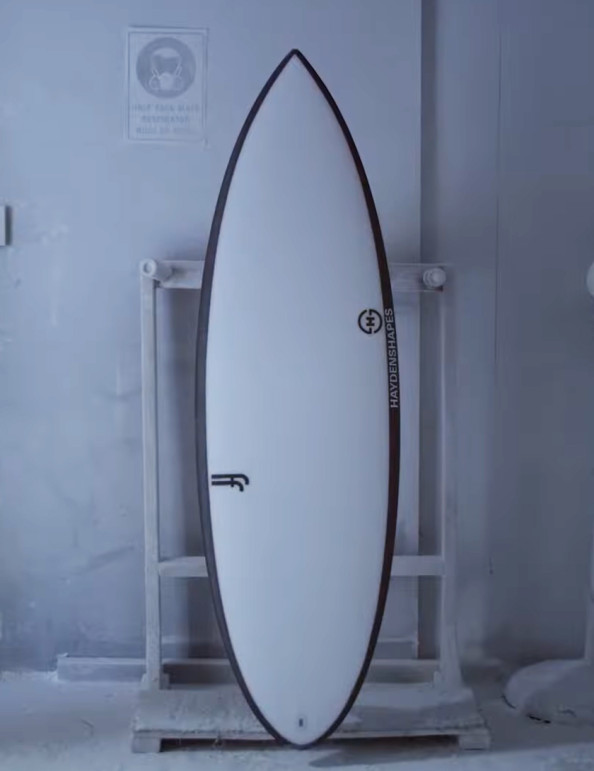 Haydenshapes Holy Hypto Futureflex Surfboard 6ft 3 FCS II - White