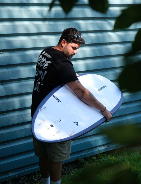 Haydenshapes Hypto Krypto FutureFlex surfboard 5ft 11 FCS II - White