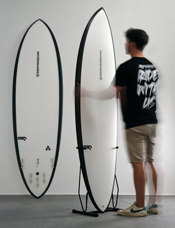 Haydenshapes Hypto Krypto FutureFlex surfboard 5ft 9 FCS II - White