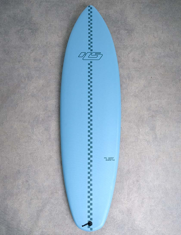 Haydenshapes Loot Soft surfboard 7ft 0 Futures - Blue