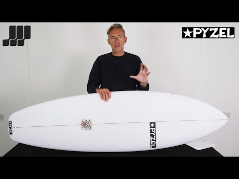 Pyzel White Tiger Surfboard 5ft 11 Futures - White