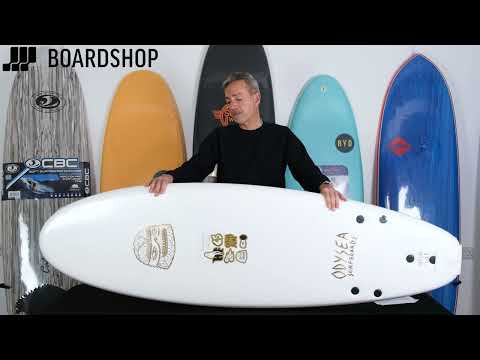 Surfworx Base Hybrid foam surfboard 6ft 0 - Azure Blue