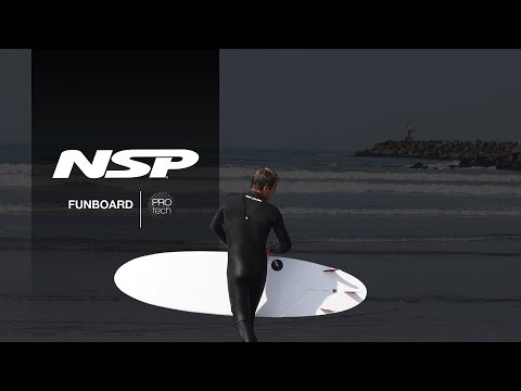 NSP Protech Funboard surfboard 7ft 6 Package - Blue Tint