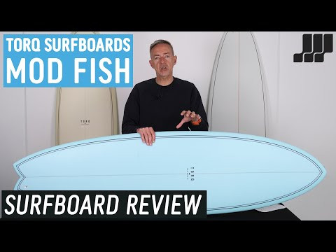 Torq Mod Fish surfboard 6ft 3 - Blue Fibre Pattern
