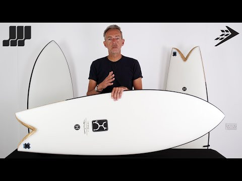 Firewire Volcanic Too Fish Surfboard 5ft 3 Futures - Grey