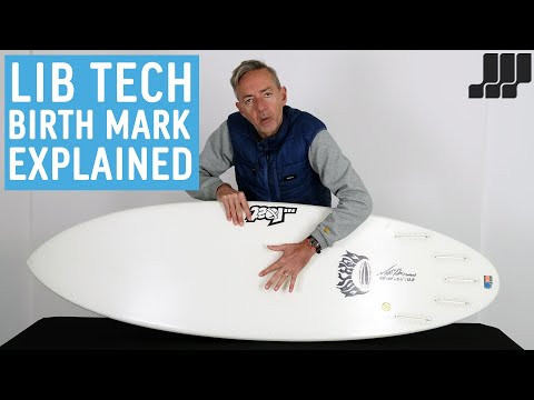 Lib Tech Pickup Stick surfboard 7ft 0 - Clear