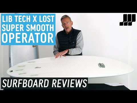 Lib Tech x Lost Super Smooth Operator surfboard 7ft 3 - White