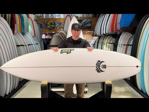 Lib Tech x Lost Big Rig Driver surfboard 5ft 10 - White