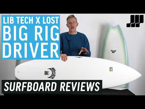 Lib Tech x Lost Big Rig Driver surfboard 6ft 6 - White