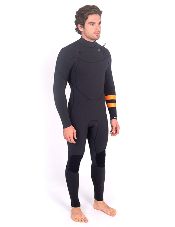 Hurley Wetsuits Plus Chest Zip 5/3mm Wetsuit - Black/Graphite