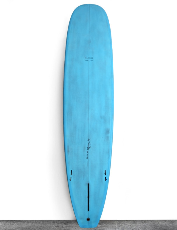 Kai Sallas Thunderbolt Black Camper surfboard 9ft 1- Light Blue