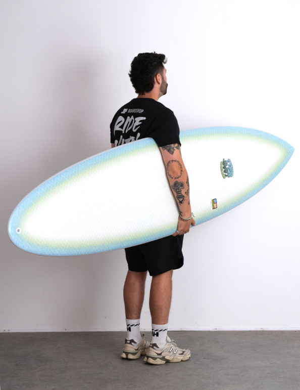 Lib Tech x Lost Super Smooth Operator surfboard 7ft 3 - White