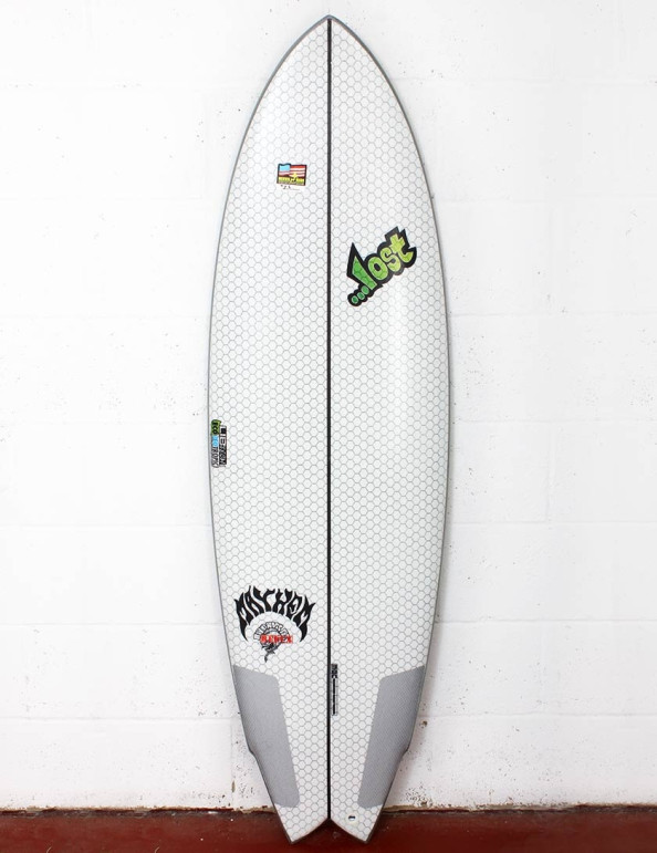 Lib Tech X Lost RNF Redux surfboard 5ft 8 - White