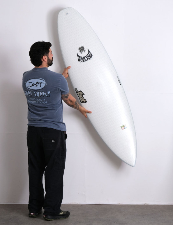 ロスト　サーフボード　Lost Big rig D. 6’4 Lib Tech x Lost Big Rig Driver surfboard 6ft 4 - White