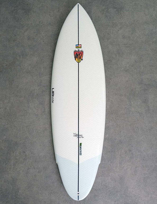 Lib Tech x Lost MR California Twin Pin surfboard 6ft 3 - White