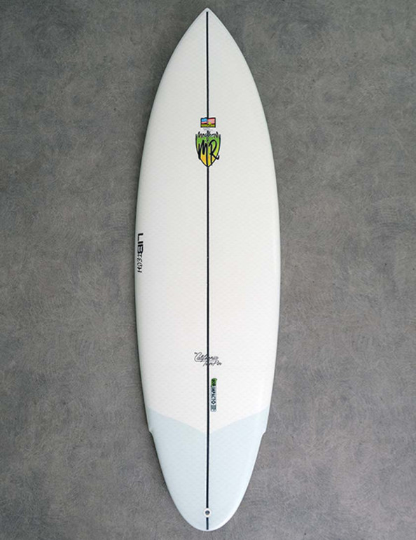 Lib Tech x Lost MR California Twin Pin surfboard 6ft 6 - White