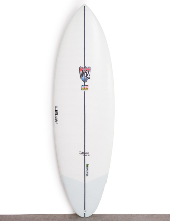 Lib Tech x Lost MR California Twin Pin surfboard 6ft 0 - White