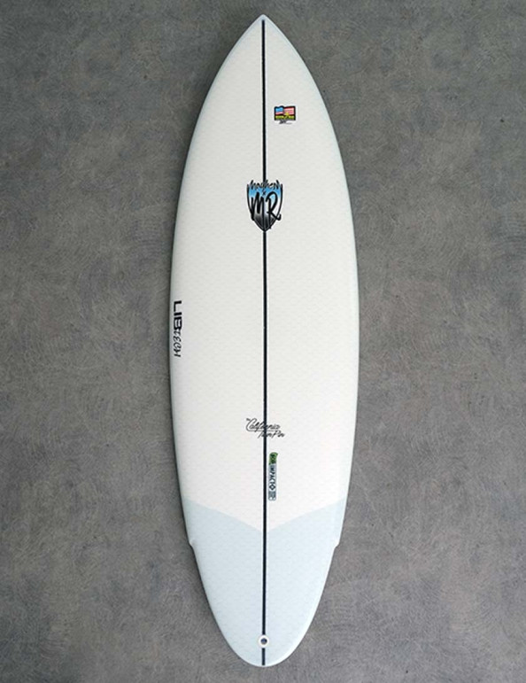 Lib Tech x Lost MR California Twin Pin surfboard 5ft 6 - White