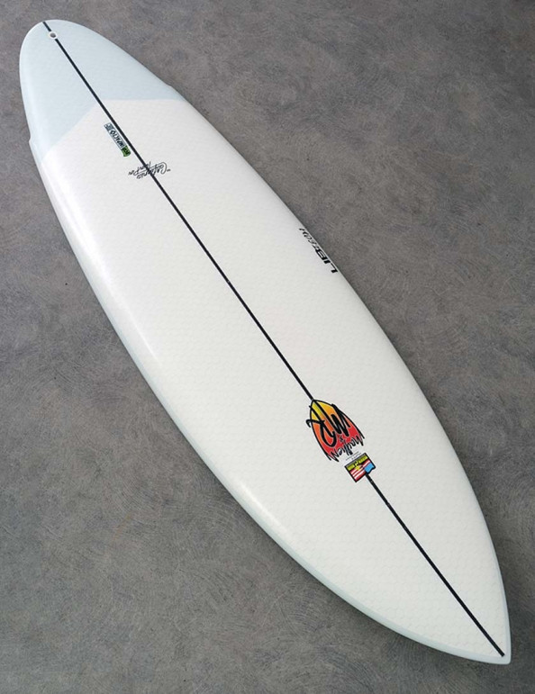 Lib Tech x Lost MR California Twin Pin surfboard 6ft 3 - White