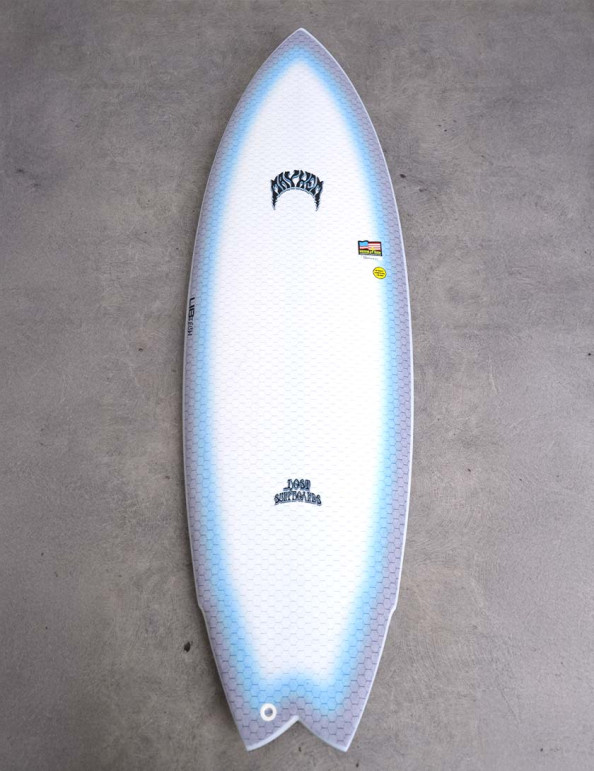 Lib Tech x Lost Pisces FC surfboard 5ft 8 - White