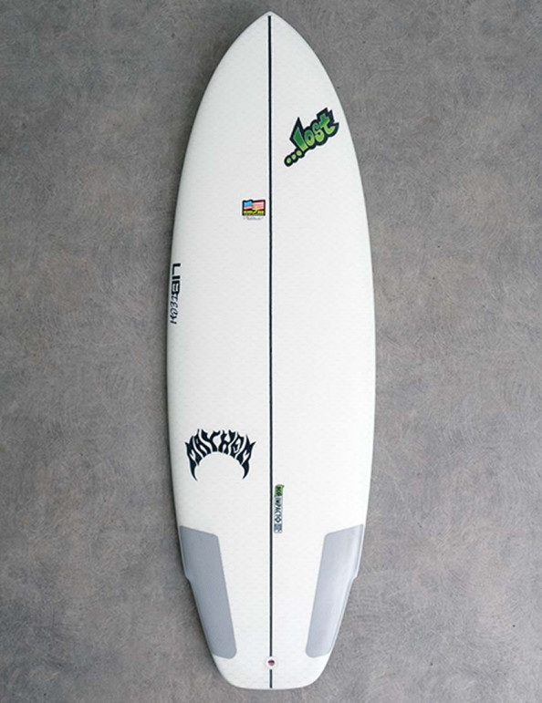 Lib Tech X Lost Puddle Jumper surfboard 5ft 5 - White