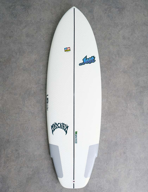 Lib Tech X Lost Puddle Jumper surfboard 5ft 9 - White