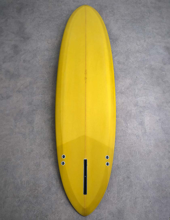 Love Machine Thick Lizzy surfboard 7ft 10 - Gold Tint