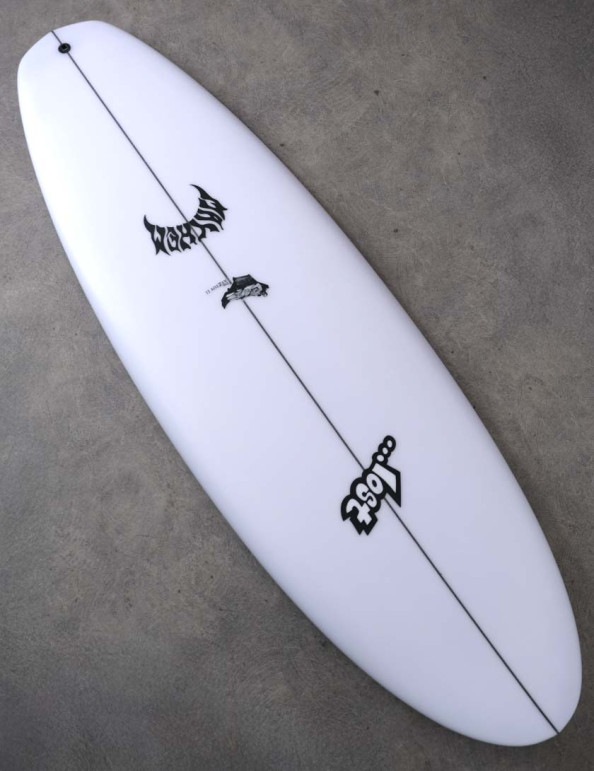 Lost Lazy Toy 2 Surfboard 6ft 8 FCS II - White