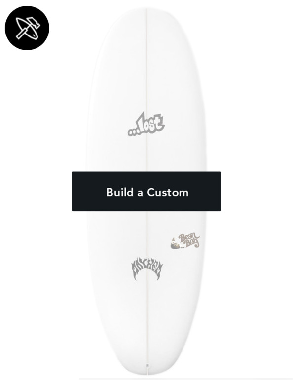 Lost Bean Bag Surfboard - Custom