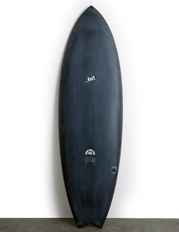 Lost RNF 96 Black Sheep Surfboard 6ft 2 Futures - Grey